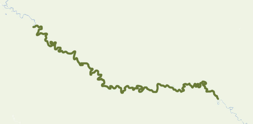Las Piedras Base Camp 7 Days Overview Map