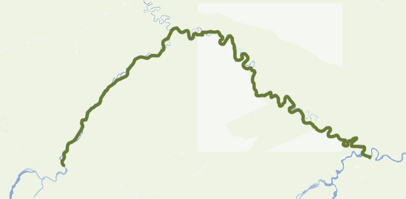 Manu Base Camp Expedition 7 Days Overview Map