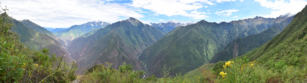 View from the backside of Choquequirao