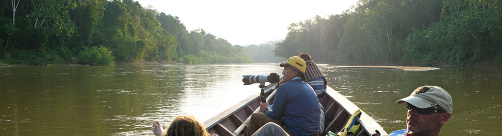 Expeditioners on the Las Piedras River